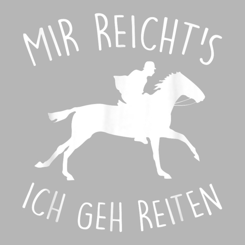 Mir Reichts Geh Riding Horse Rider Horse Owners Riding Stable Hoodie & Jogger Set | Artistshot