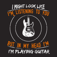 But In My Head Im Playing Guitar Teacher Shirt Guitarist Vintage Cap | Artistshot