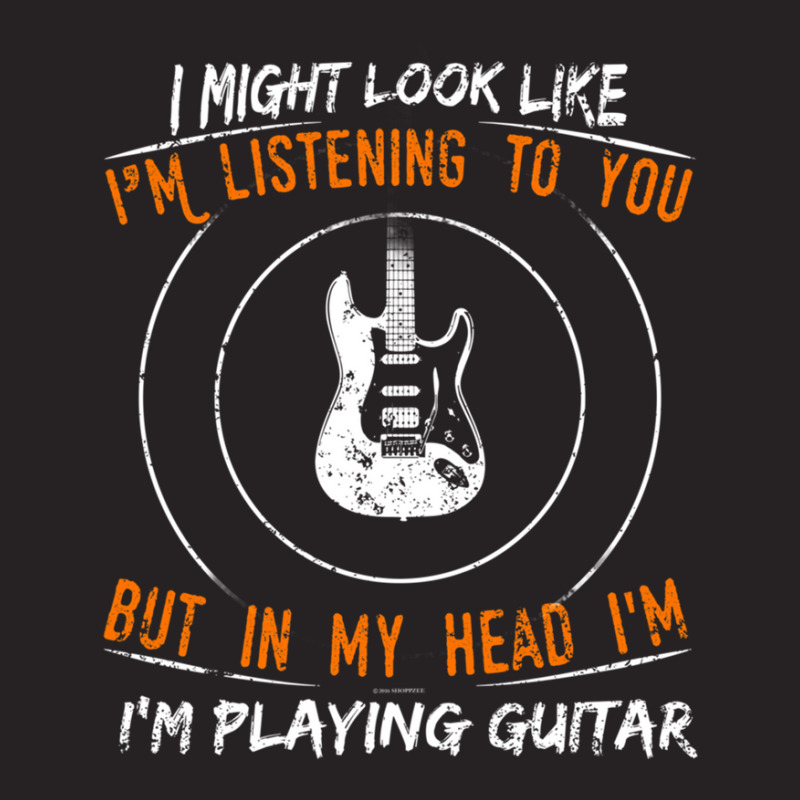 But In My Head Im Playing Guitar Teacher Shirt Guitarist Vintage Cap by KristieDavis | Artistshot