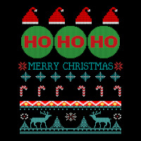 Ho Ho Ho Tacky Ugly Christmas Design Men's Long Sleeve Pajama Set | Artistshot