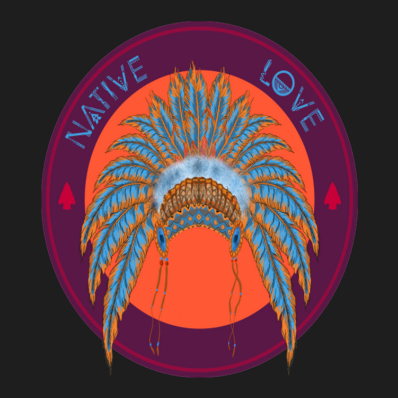 Native American Love Classic T-shirt by WilmaMorgan | Artistshot