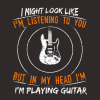 But In My Head Im Playing Guitar Teacher Shirt Guitarist Racerback Tank | Artistshot