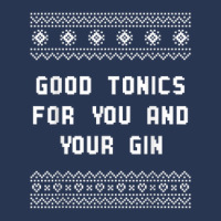 Good Tonics For You And Your Gin Christmas Drinking Xmas Ladies Denim Jacket | Artistshot