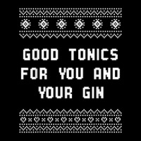 Good Tonics For You And Your Gin Christmas Drinking Xmas Women's V-neck T-shirt | Artistshot