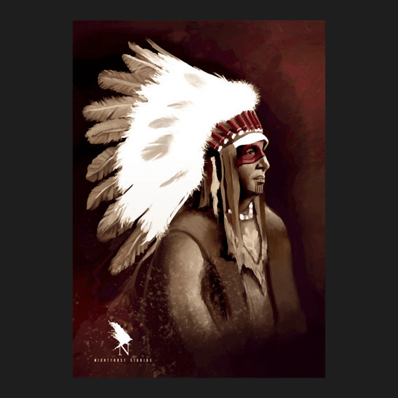 Native American Warrior Classic T-shirt by JolenePender | Artistshot