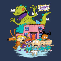 Rugrats Running Away From Reptar Men Denim Jacket | Artistshot