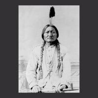 Sitting Bull Vintage Native American Photo Vintage Hoodie And Short Set | Artistshot