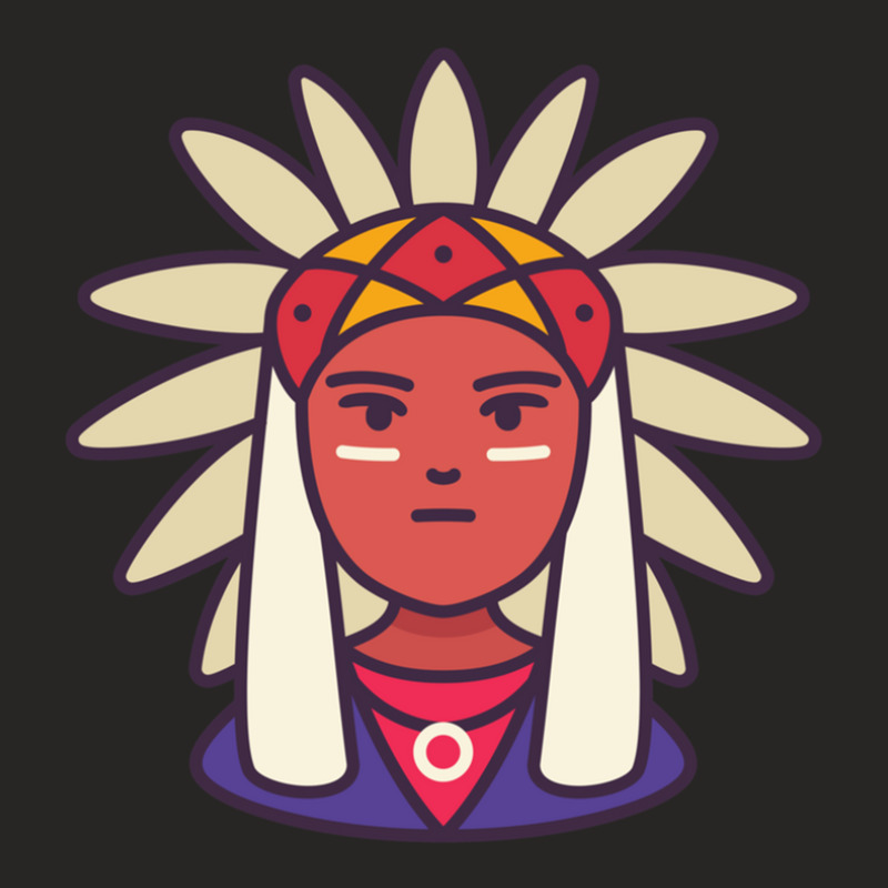 Native American Women Ladies Fitted T-Shirt by WilmaMorgan | Artistshot