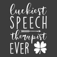 Womens Luckiest Speech Therapist Ever St Patricks Day Funny Men's Polo Shirt | Artistshot