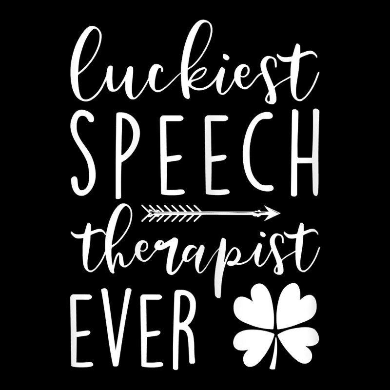 Womens Luckiest Speech Therapist Ever St Patricks Day Funny Unisex Jogger | Artistshot