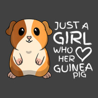 Just A Girl Who Loves Her Cute Fluffy Guinea Pig Pet Vintage T-shirt | Artistshot