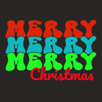 Merry Christmas Xmas Pajamas Ladies Fitted T-shirt | Artistshot