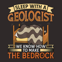 Sleep With A Geologist We Know How To Make The Bedrock Racerback Tank | Artistshot