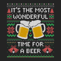 It?s The Most Wonderful Time For A Beer - Funny Quote Ugly Christmas G 3/4 Sleeve Shirt | Artistshot