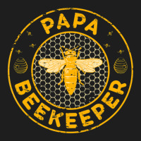 Mens Papa Beekeeper, Bee Whisperer Distressed Retro Style Classic T-shirt | Artistshot