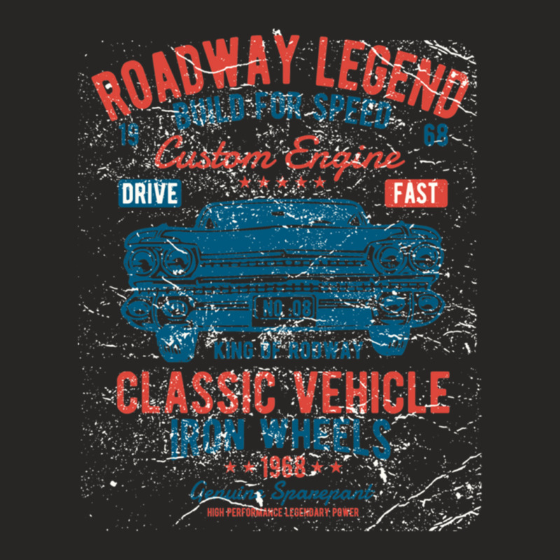 Roadway Legend - Classic Vehicle Ladies Fitted T-Shirt by BrettHaralson | Artistshot