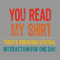 You Read My That's Enough Social Interaction Women's V-neck T-shirt | Artistshot