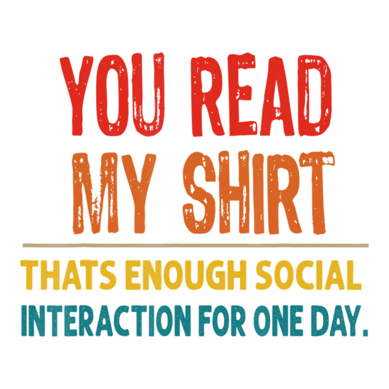 You Read My That's Enough Social Interaction Crop Top by cm-arts | Artistshot