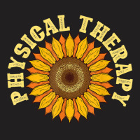 Yellow Flower Sunflower Hippie Pt Therapist Physical Therapy T-shirt | Artistshot