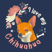 Short Haired Chihuahua T  Shirt I Love My Short Haired Chihuahua Dog O Men Denim Jacket | Artistshot