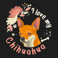 Short Haired Chihuahua T  Shirt I Love My Short Haired Chihuahua Dog O Classic T-shirt | Artistshot