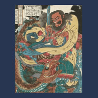 Water Margin, Gongsun Sheng, Kuniyoshi Utagawa, Water, Margin, Water M Ladies Denim Jacket | Artistshot