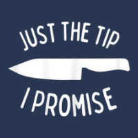 Womens Just The Tip I Promise Halloween Costume Funny Design Knife Men Denim Jacket | Artistshot