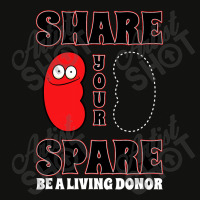 Organ Donation Awareness Share Your Spare Kidney Scorecard Crop Tee | Artistshot