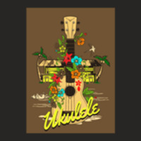 Ukulele  Active Ladies Fitted T-shirt | Artistshot