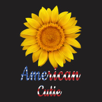 Sunflower American Cutie 4th Of July Gifts For Kids T-shirt | Artistshot