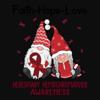 Faith Hope Love Hereditary Hemochromatosis Awareness Crop Top | Artistshot