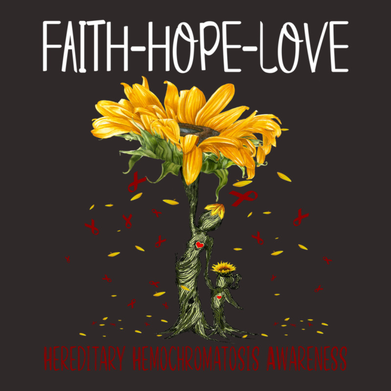 Faith Hope Love Hereditary Hemochromatosis Awareness Racerback Tank by JACOBMCCOLLUM | Artistshot