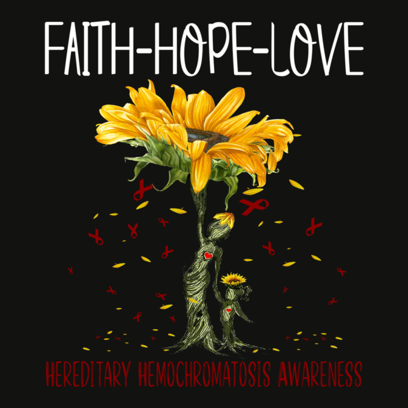 Faith Hope Love Hereditary Hemochromatosis Awareness Scorecard Crop Tee by JACOBMCCOLLUM | Artistshot