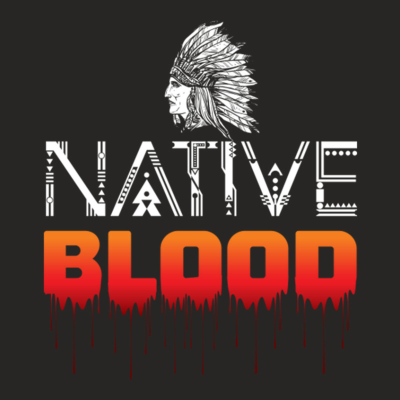 Native Blood T-shirt Ladies Fitted T-Shirt by RichardLopez | Artistshot