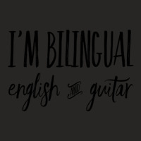 I'm Bilingual English And Guiar Ladies Fitted T-shirt | Artistshot