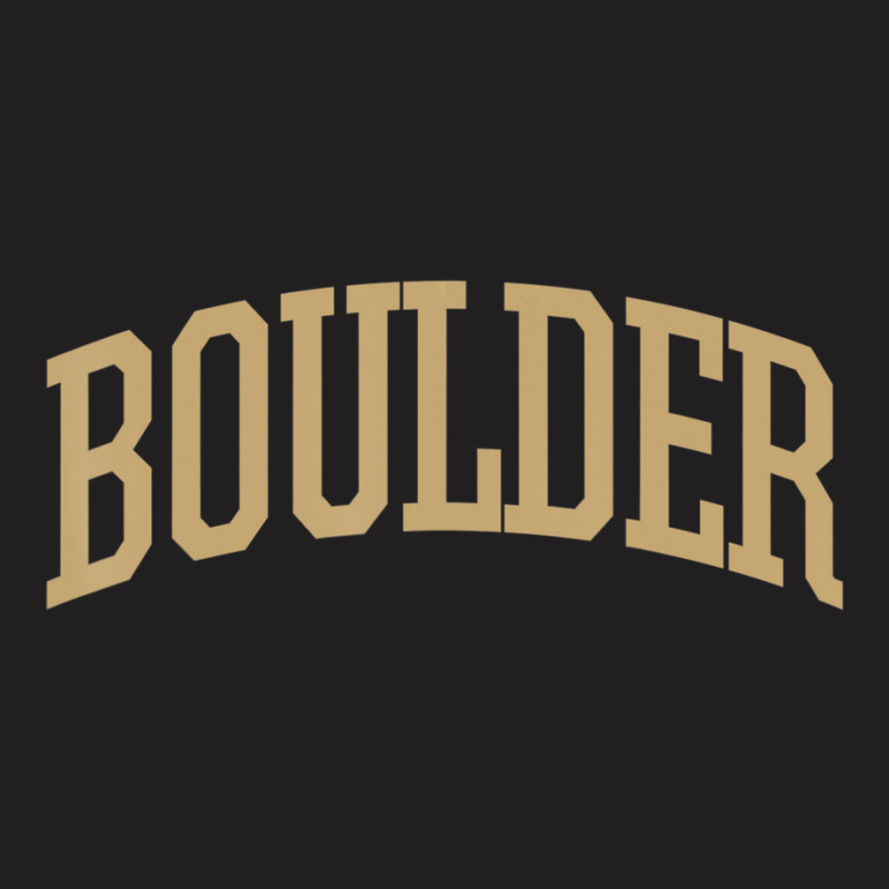 Boulder Boulder Spors College-syle Co T-shirt | Artistshot