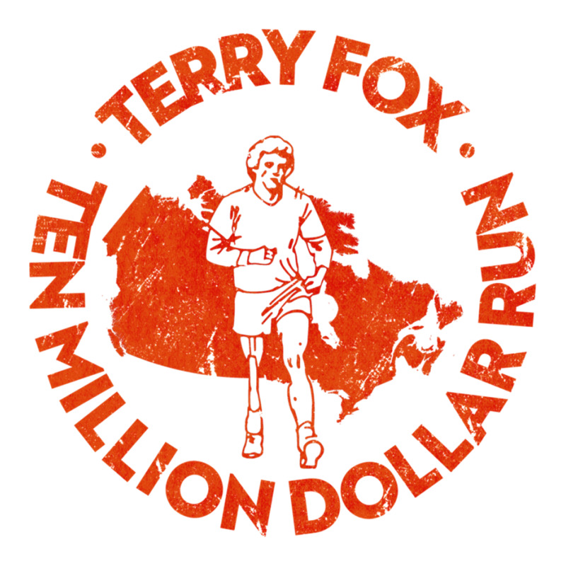 Terry Fox - Ten Million Dollar Run Long Sleeve Shirts by cm-arts | Artistshot