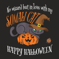 Somali Cat   Cat Lover Not A Wizard Funny Halloween Ladies Fitted T-shirt | Artistshot