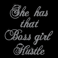 She Has That Girl Boss Hustle Bling Rhinestone Adjustable Cap | Artistshot