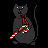 Christmas Kitty Cat With Ribbon And Candy Cane Maternity Scoop Neck T-shirt | Artistshot