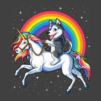 Siberian Husky Unicorn Girls Space Galaxy Rainbow Vintage T-shirt | Artistshot