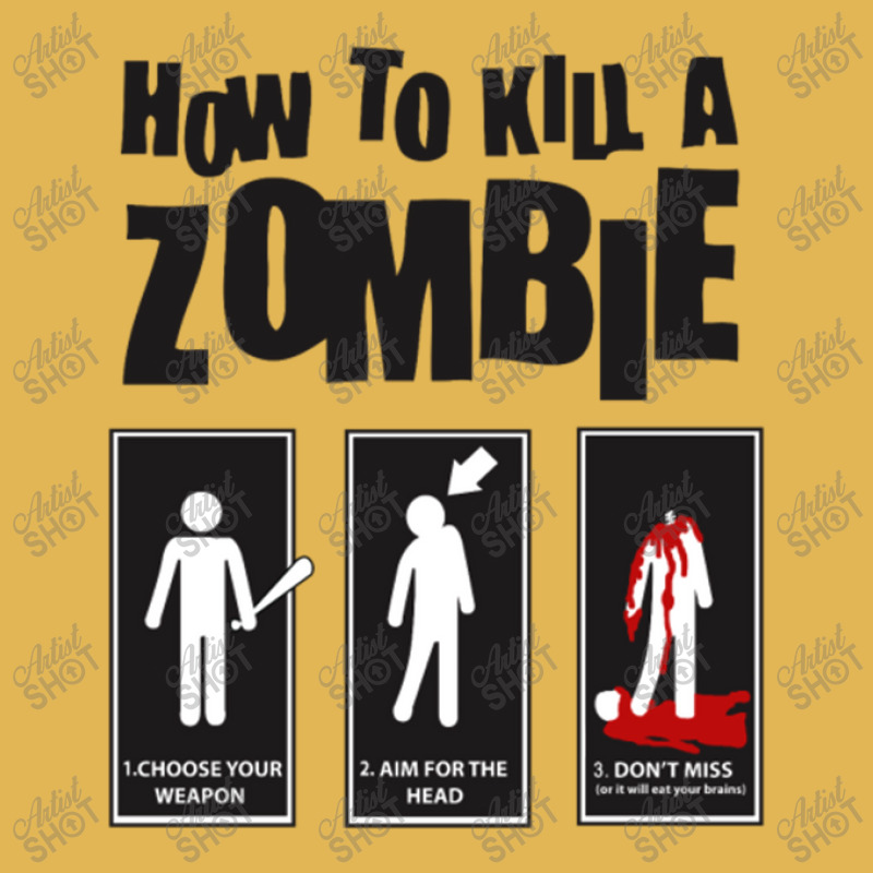 How To Kill A Zombie Funny Vintage Hoodie And Short Set | Artistshot