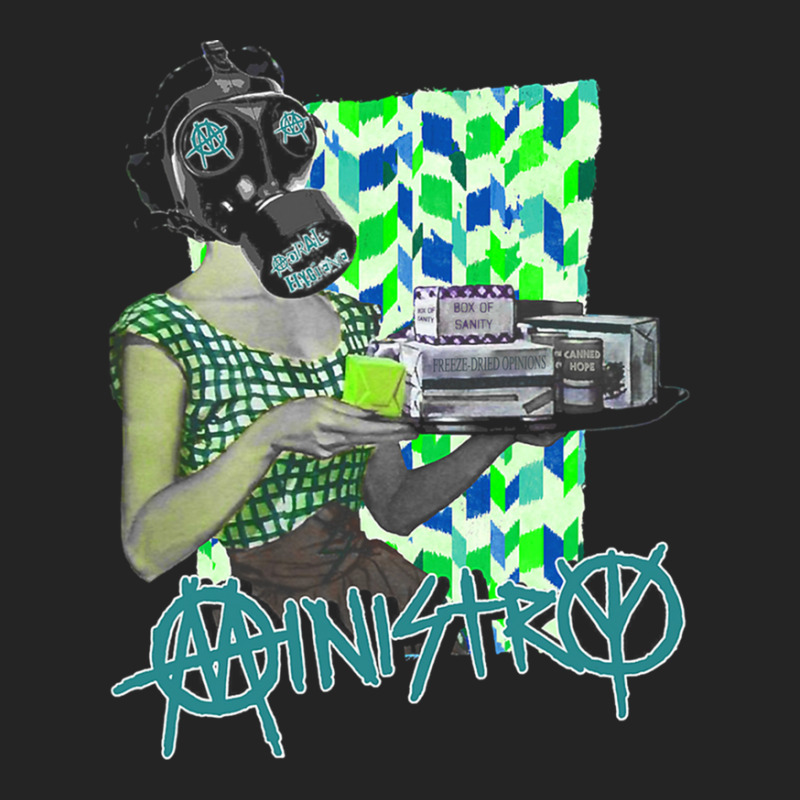 Ministry – Moral Hygiene Gas Mask 3/4 Sleeve Shirt by cm-arts | Artistshot