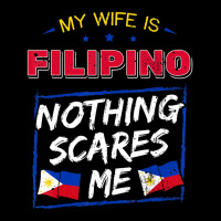 My Wife Is Filipino Republic Of The Philippines Roots Flag Women's V-neck T-shirt | Artistshot