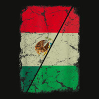 Italian And Mexican Flag Together Mixed Family Roots Scorecard Crop Tee | Artistshot