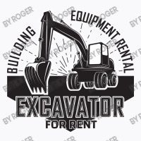 Emblem Of Excavator Or Building Machine Rental Organisationrganisation T-shirt | Artistshot