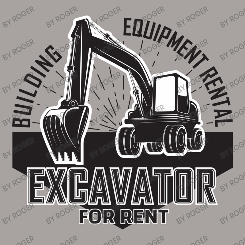 Emblem Of Excavator Or Building Machine Rental Organisationrganisation Racerback Tank | Artistshot