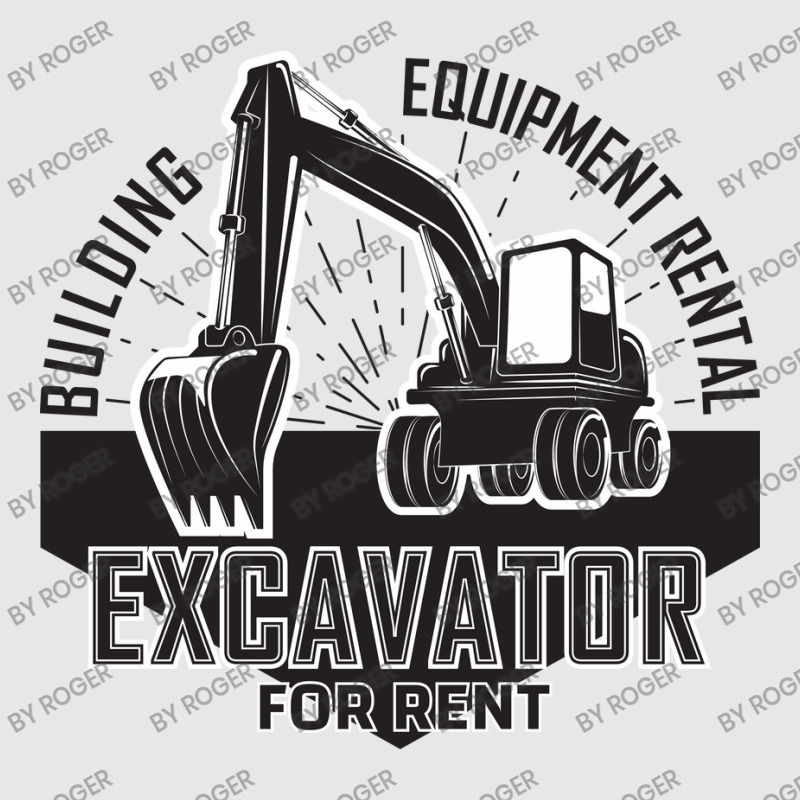 Emblem Of Excavator Or Building Machine Rental Organisationrganisation Hoodie & Jogger Set | Artistshot