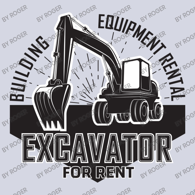 Emblem Of Excavator Or Building Machine Rental Organisationrganisation Fleece Short | Artistshot