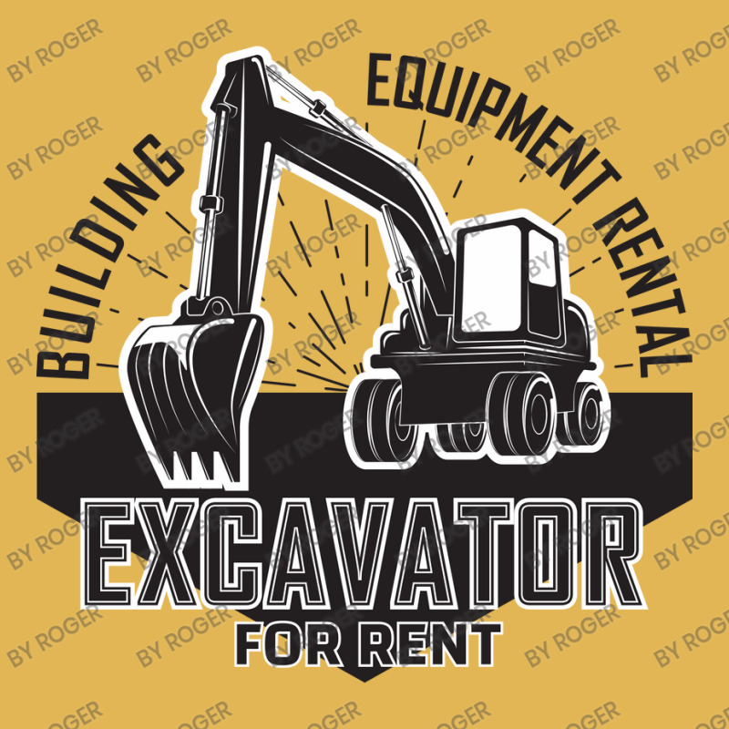 Emblem Of Excavator Or Building Machine Rental Organisationrganisation Vintage Hoodie And Short Set | Artistshot